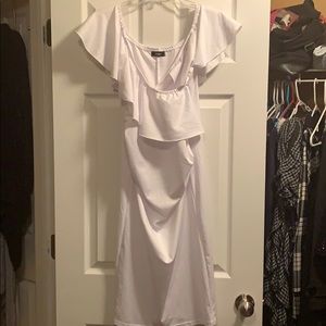 White maternity dress worn once